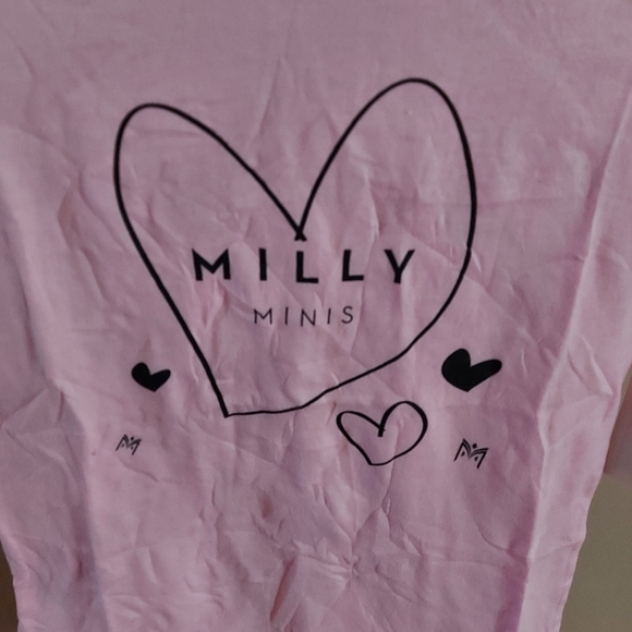 Milly Minis pink t shirt NWT - Picture 2 of 6